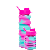 Rosy Mint Silicone Collapsible Bottle 17oz
