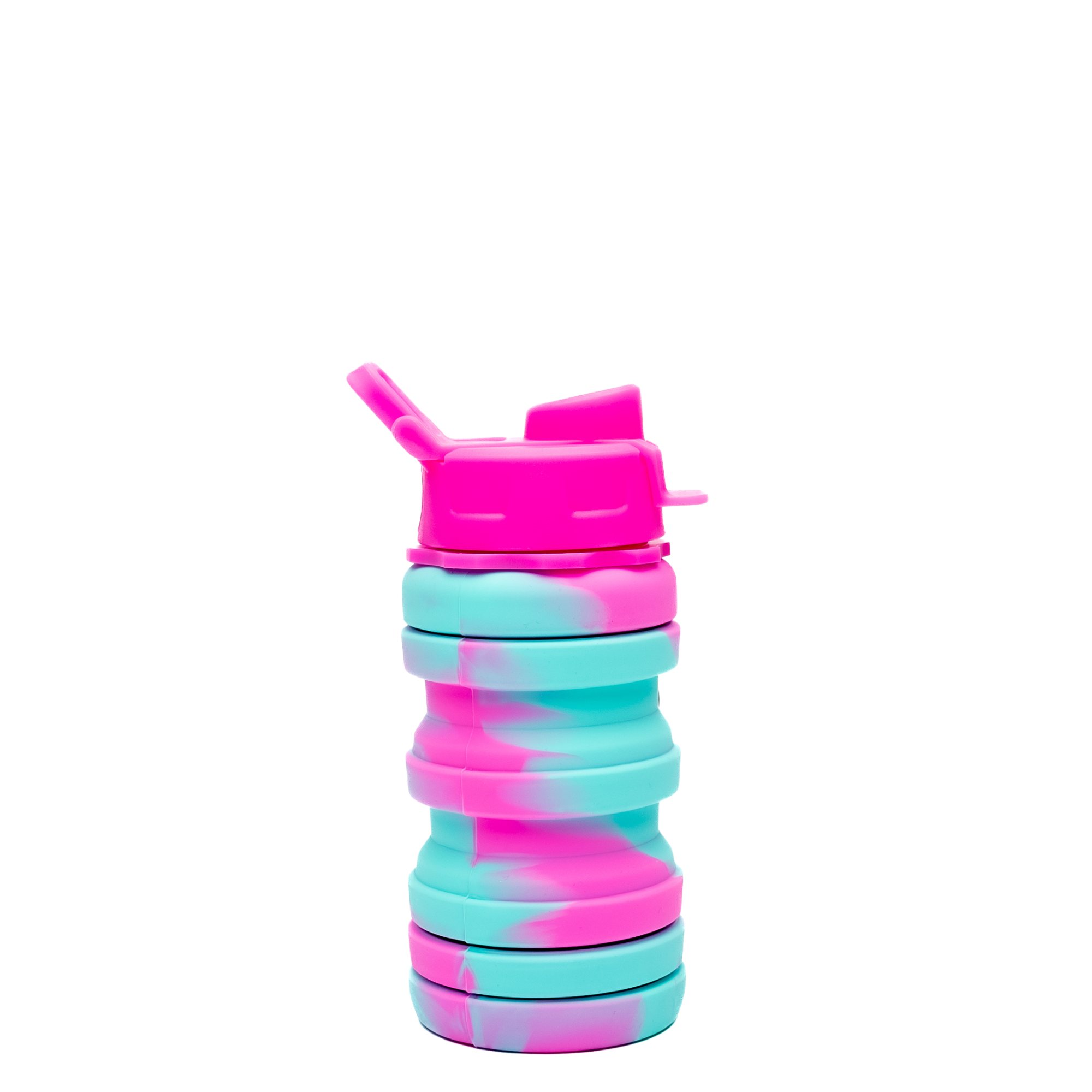Rosy Mint Silicone Collapsible Bottle 17oz
