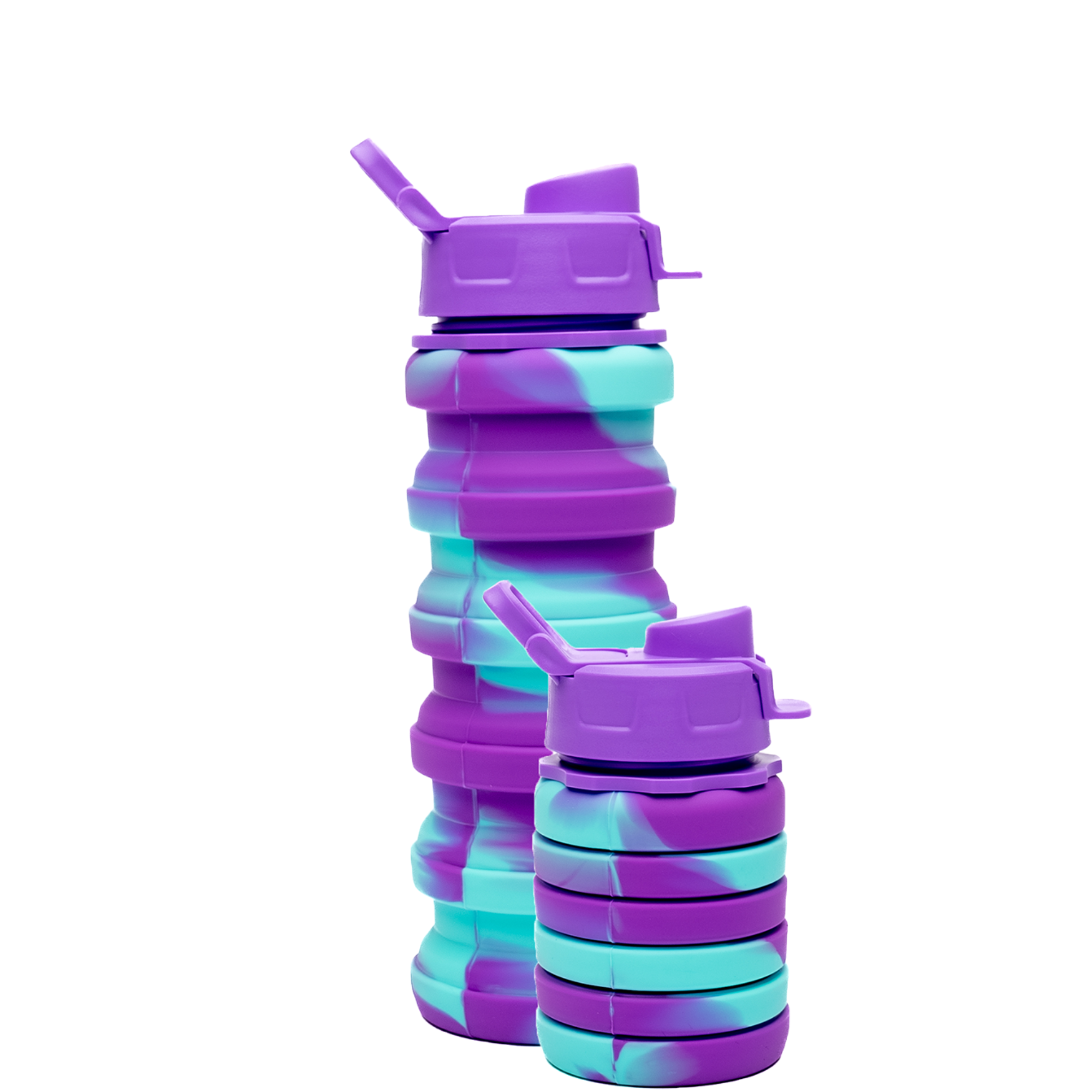 Purple Oasis Silicone Collapsible Bottle 17oz