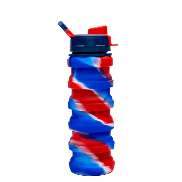 Liberty Swirl Silicone Collapsible Bottle 17oz