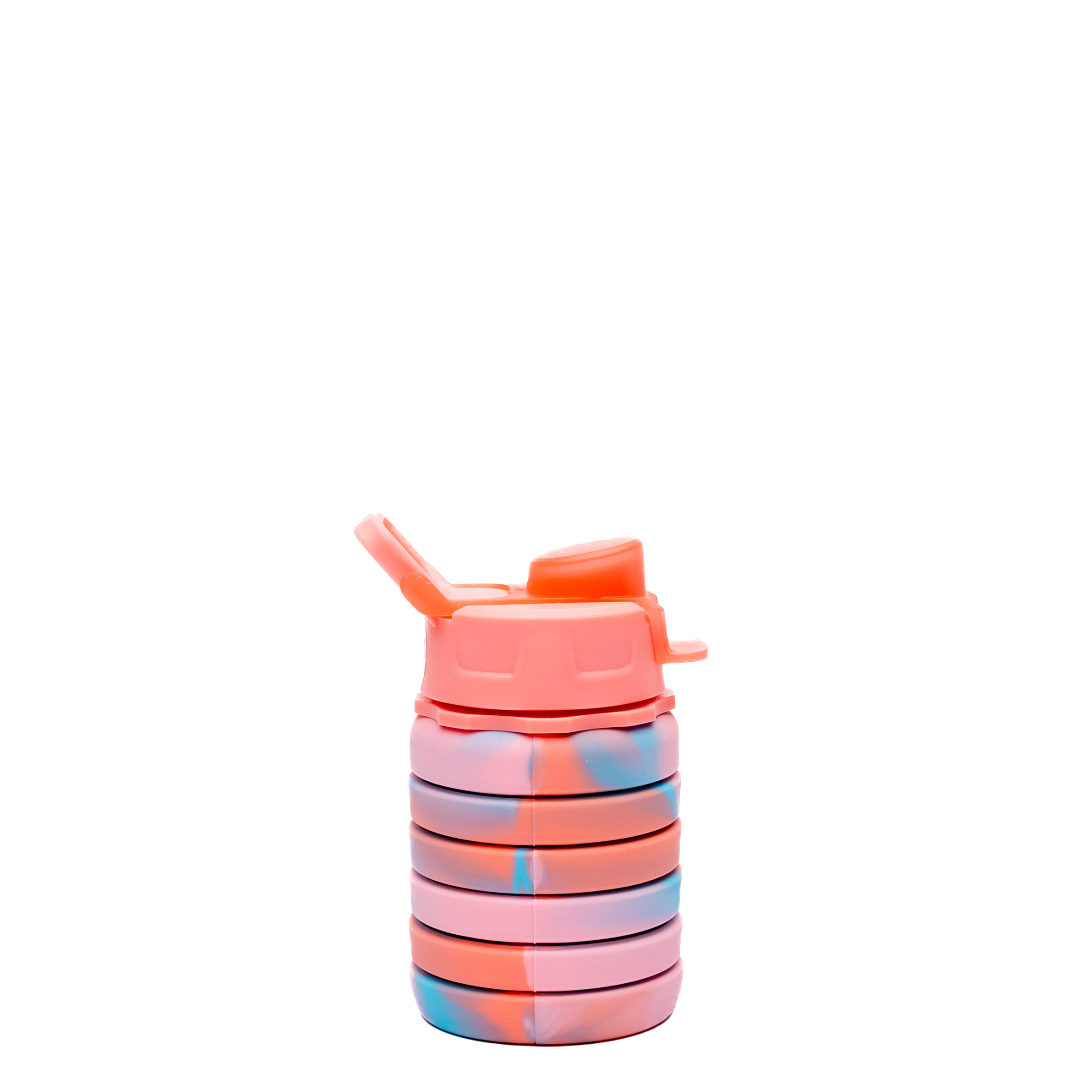 Peachy Waves Silicone Collapsible Bottle 17oz