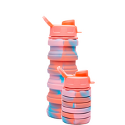 Peachy Waves Silicone Collapsible Bottle 17oz