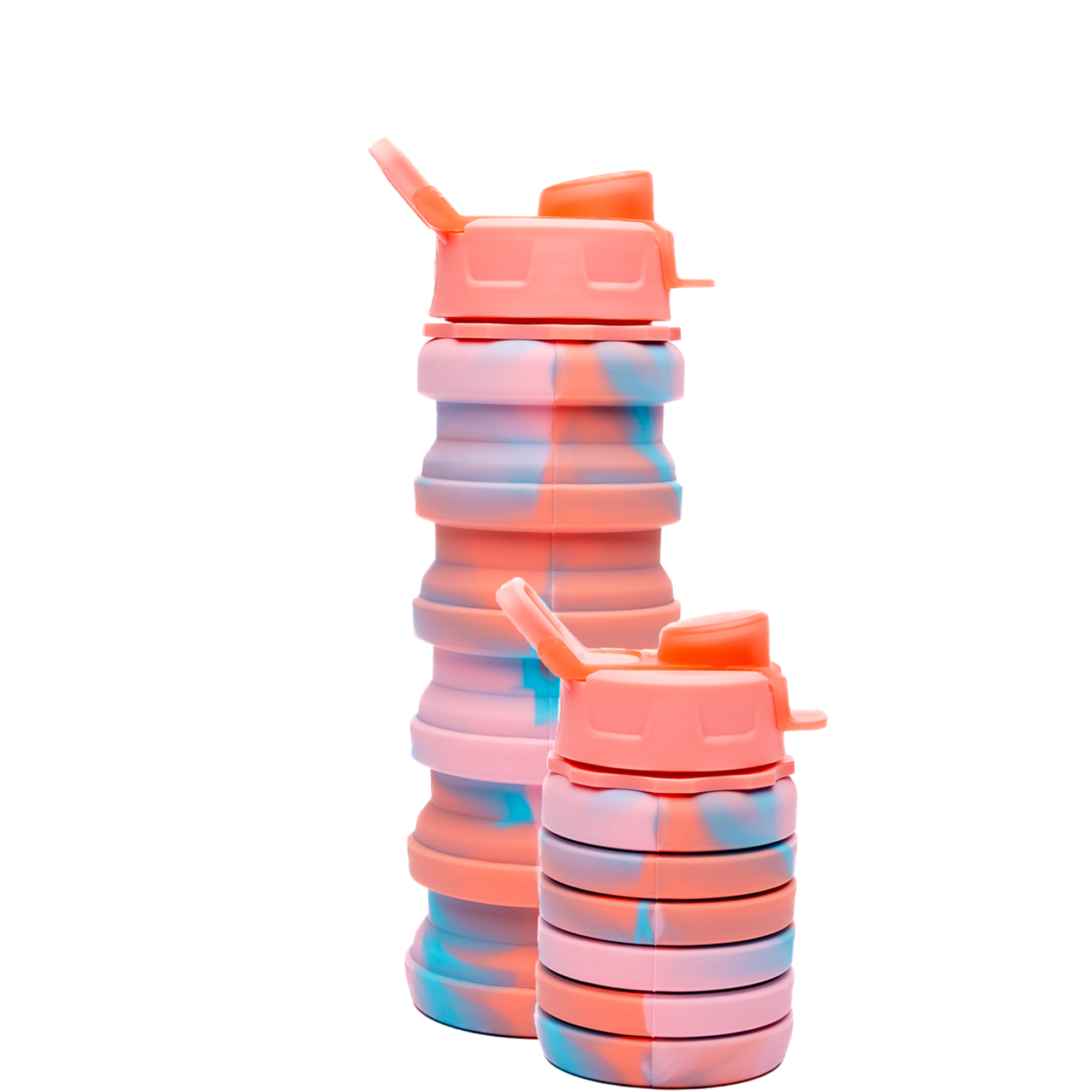 Peachy Waves Silicone Collapsible Bottle 17oz