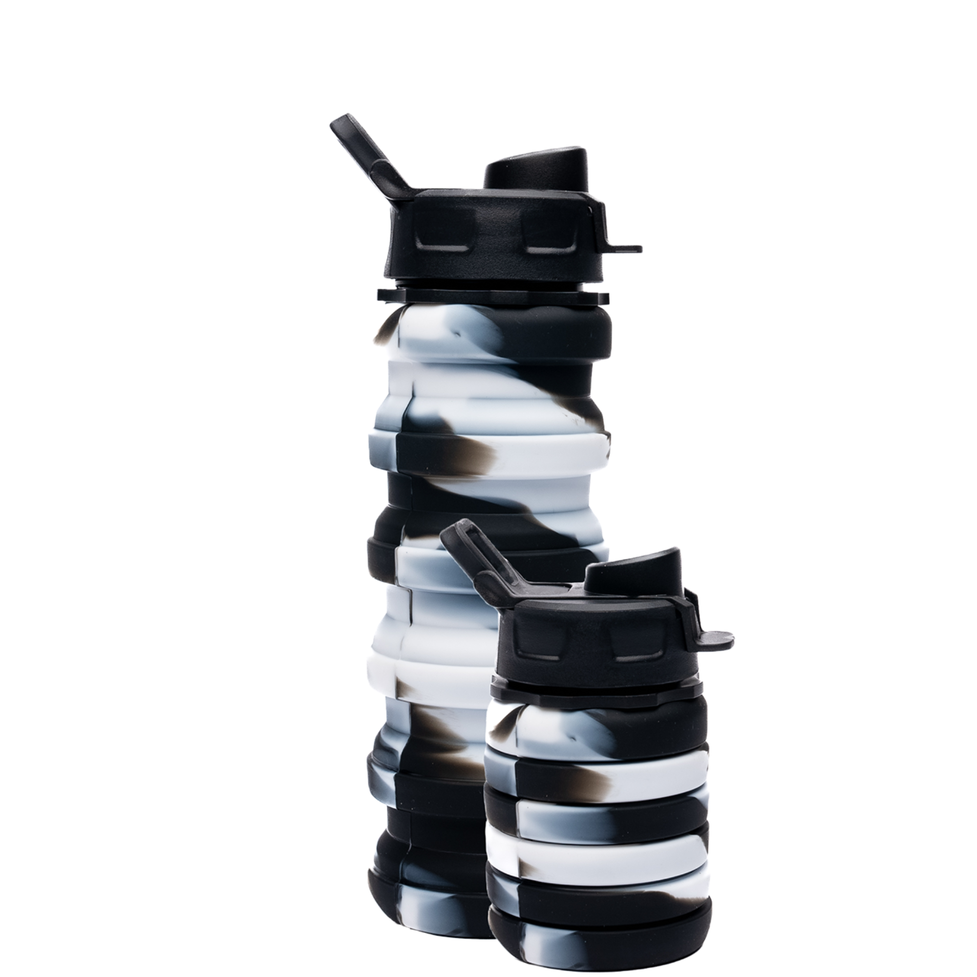Midnight Marble Silicone Collapsible Bottle 17oz
