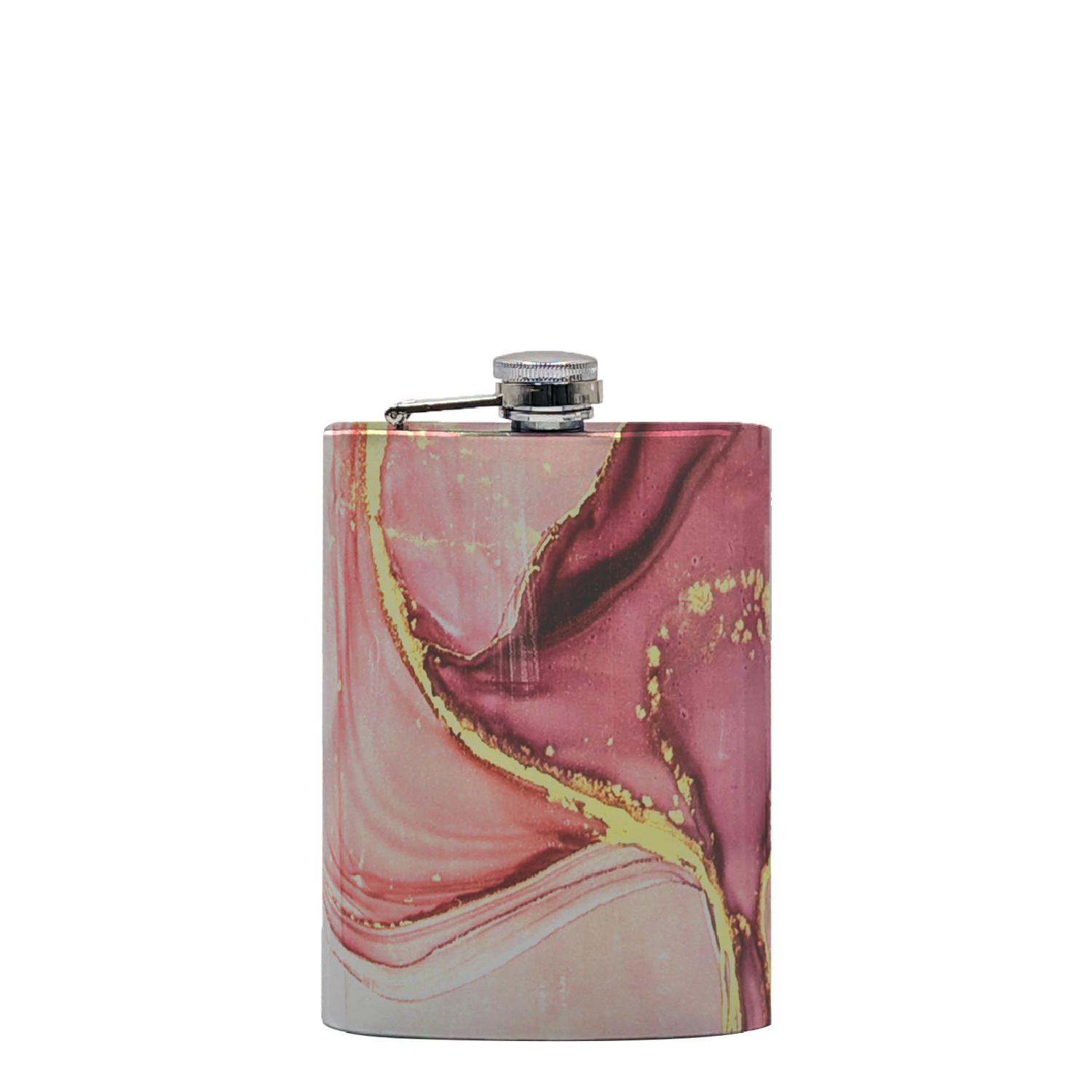 Gold Marble Flask 8oz