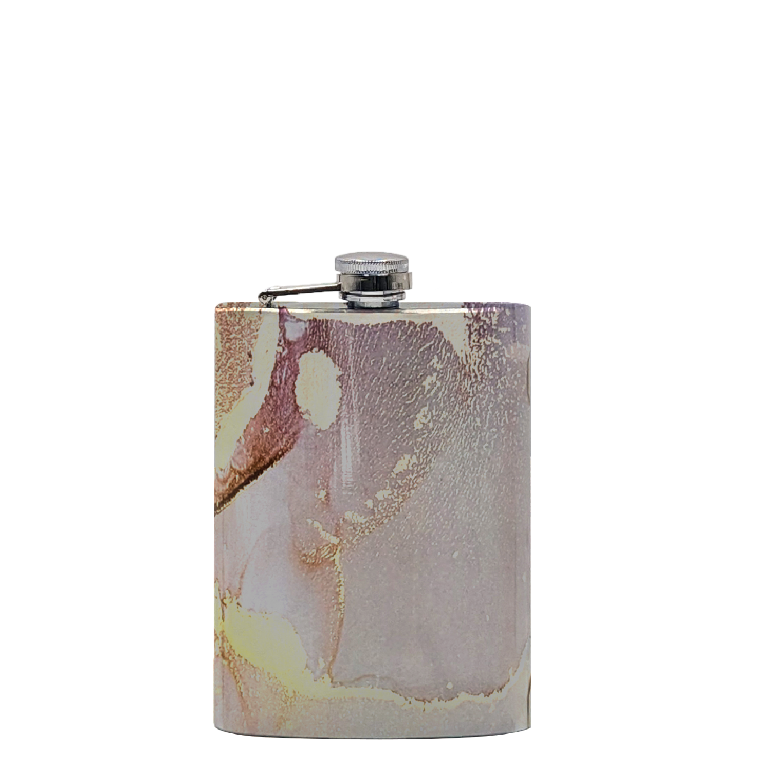 Gold Marble Flask 8oz