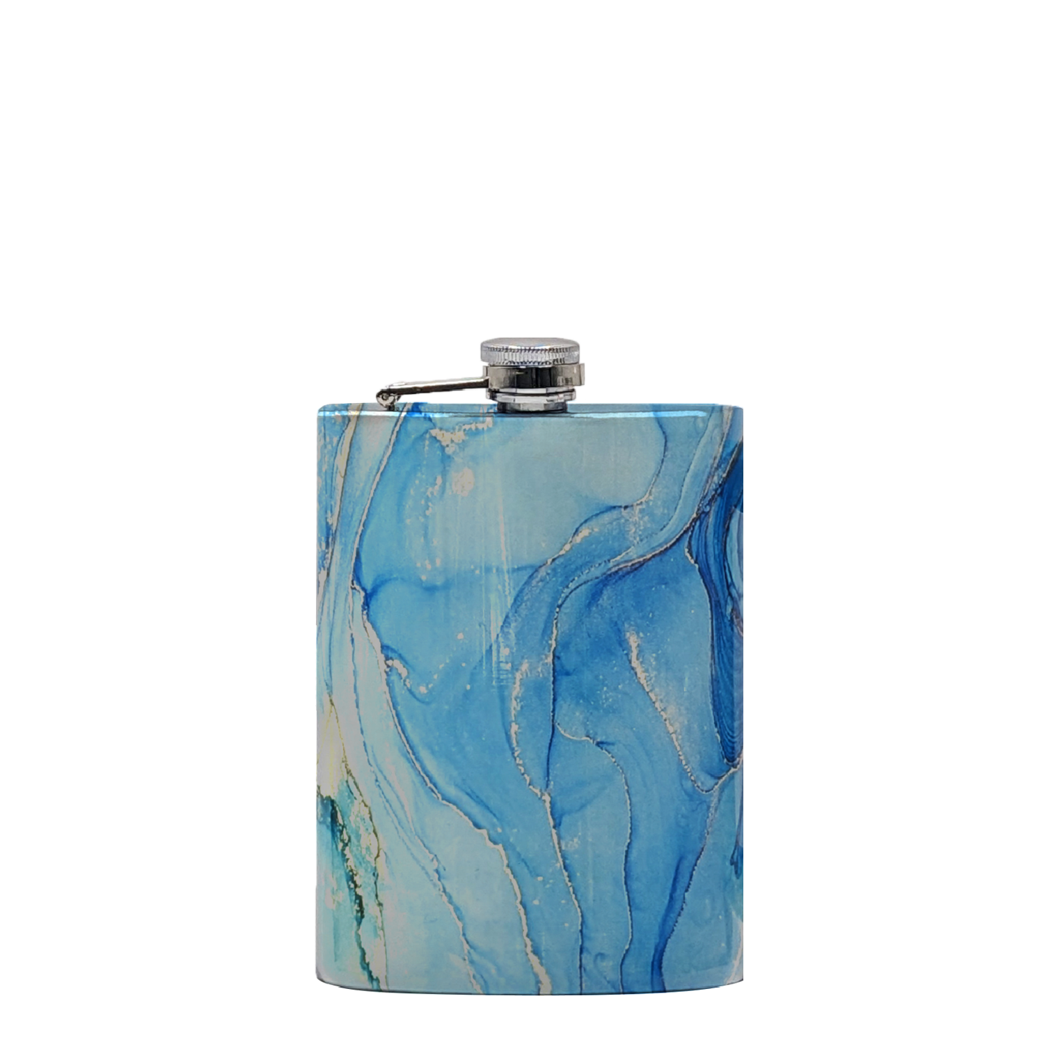 Gold Marble Flask 8oz