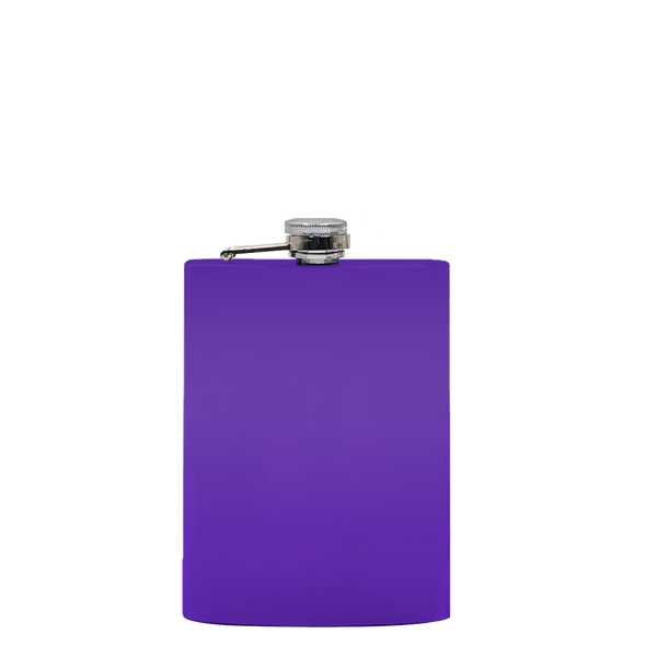 Solid Neon Flask 8oz Premium Stainless Steel
