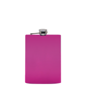 Solid Neon Flask 8oz Premium Stainless Steel