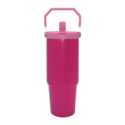 Solid Tumbler-Top Handler Cup 30oz- Premium Stainless Steel