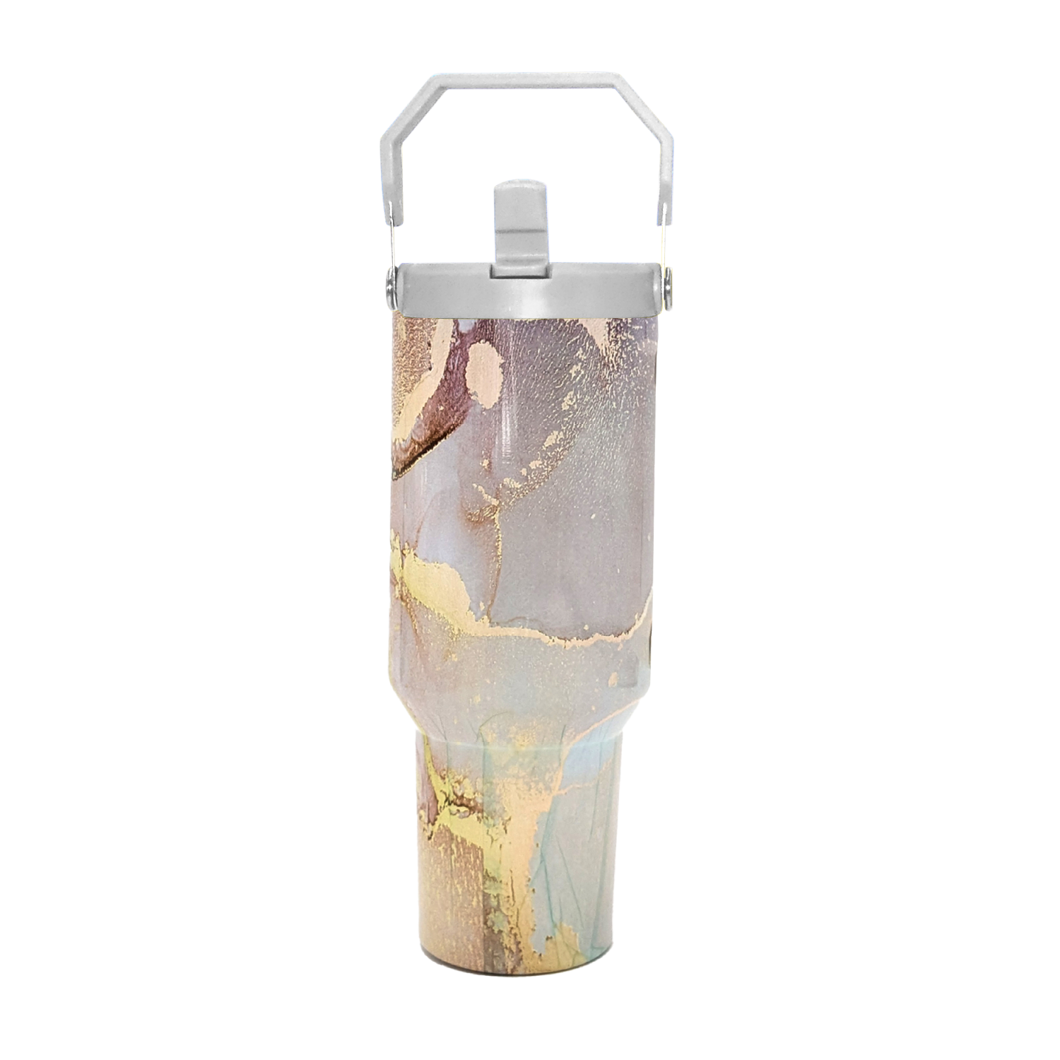 Gold Marble Tumbler  30oz