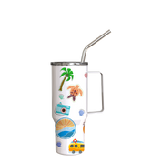 Mini Stan Lee Beach Sticker Tumbler Shot 4.5oz