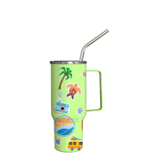 Mini Stan Lee Beach Sticker Tumbler Shot 4.5oz