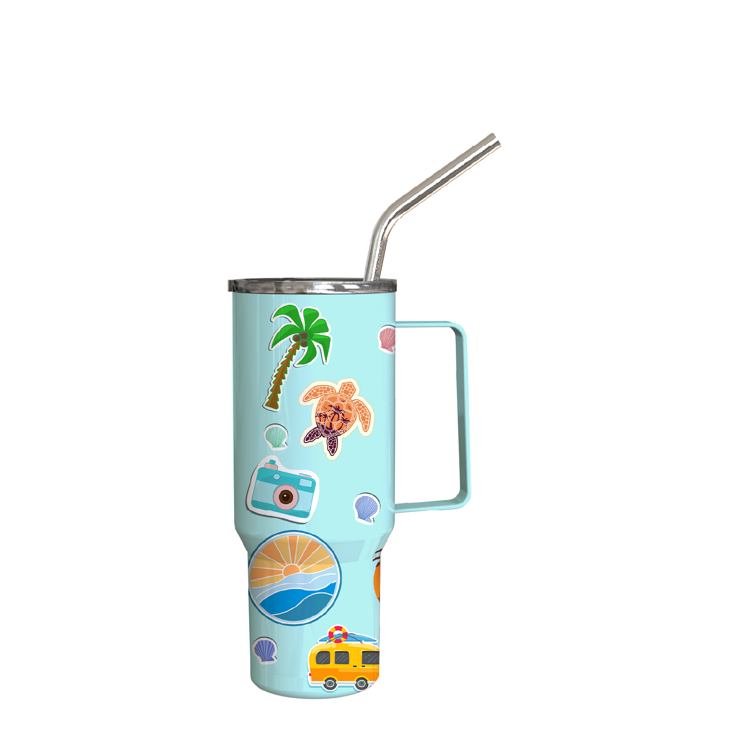 Mini Stan Lee Beach Sticker Tumbler Shot 4.5oz