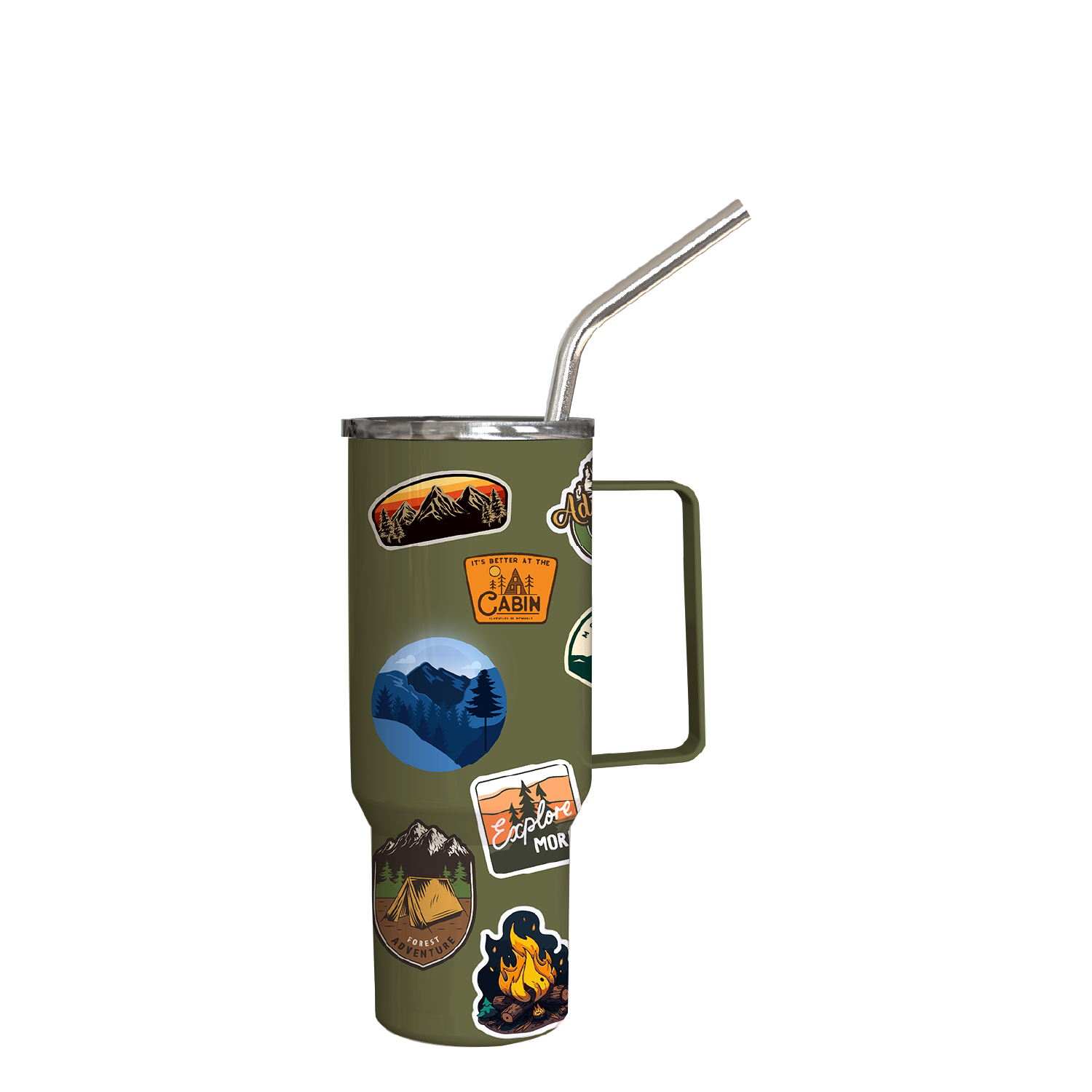 Mini Stan Lee Mountain Stickers Tumbler Shot 4.5oz