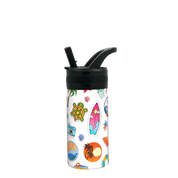 Kids Beach Sticker Spout Bottle 16oz