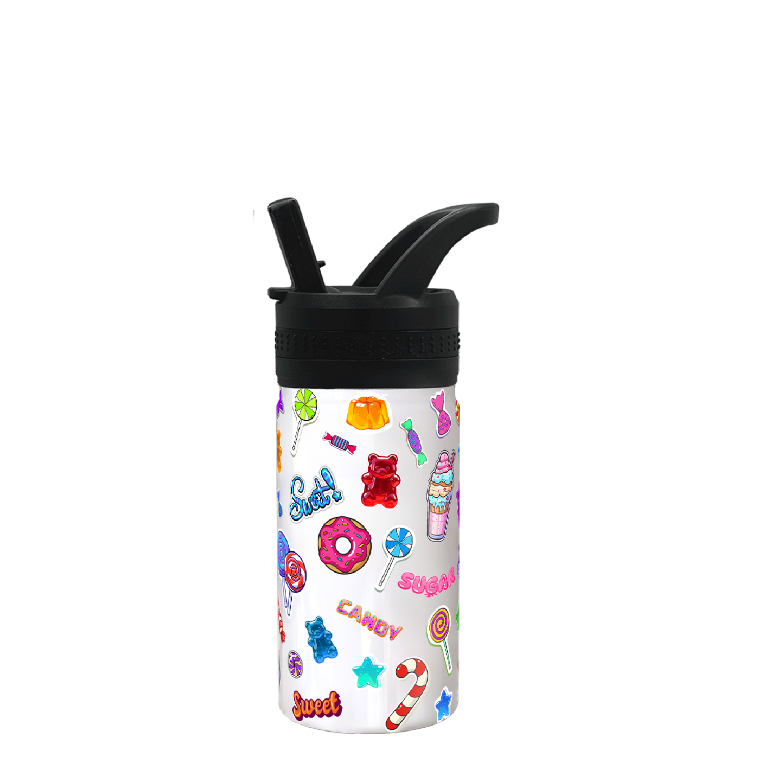 Candy Sticker Spout Bottle 16oz