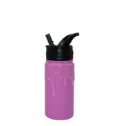 Kids Pastel Glitter Drip Spout Bottle 16oz