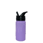Kids Pastel Glitter Drip Spout Bottle 16oz