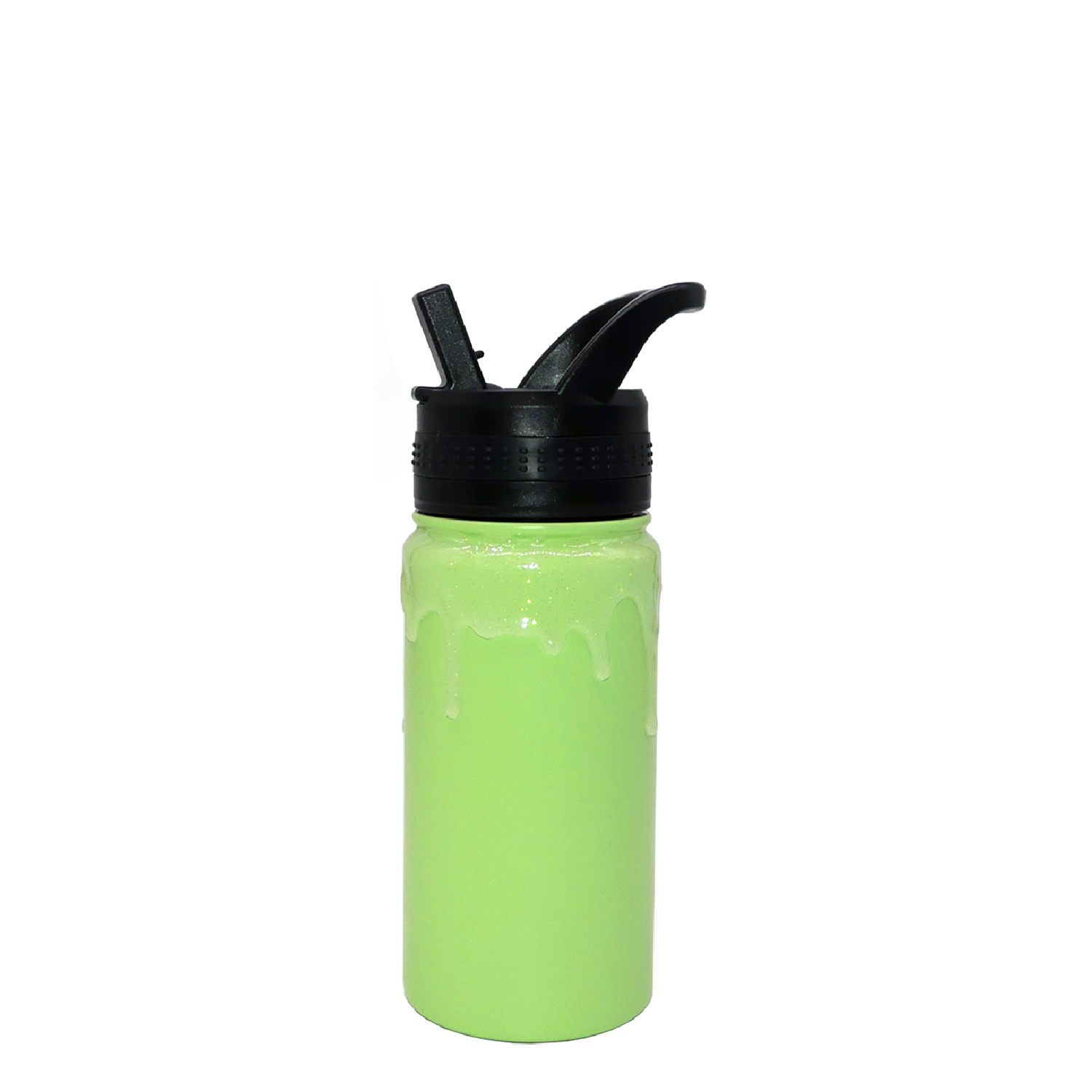 Kids Pastel Glitter Drip Spout Bottle 16oz