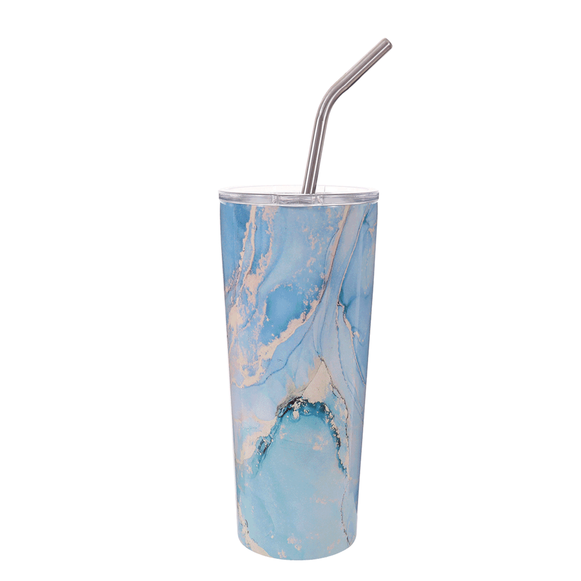 Gold Marble Tumbler 24oz