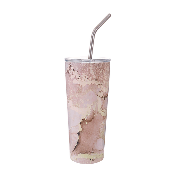 Gold Marble Tumbler 24oz