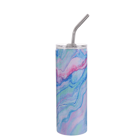 Marble Skinny Tumbler 20oz