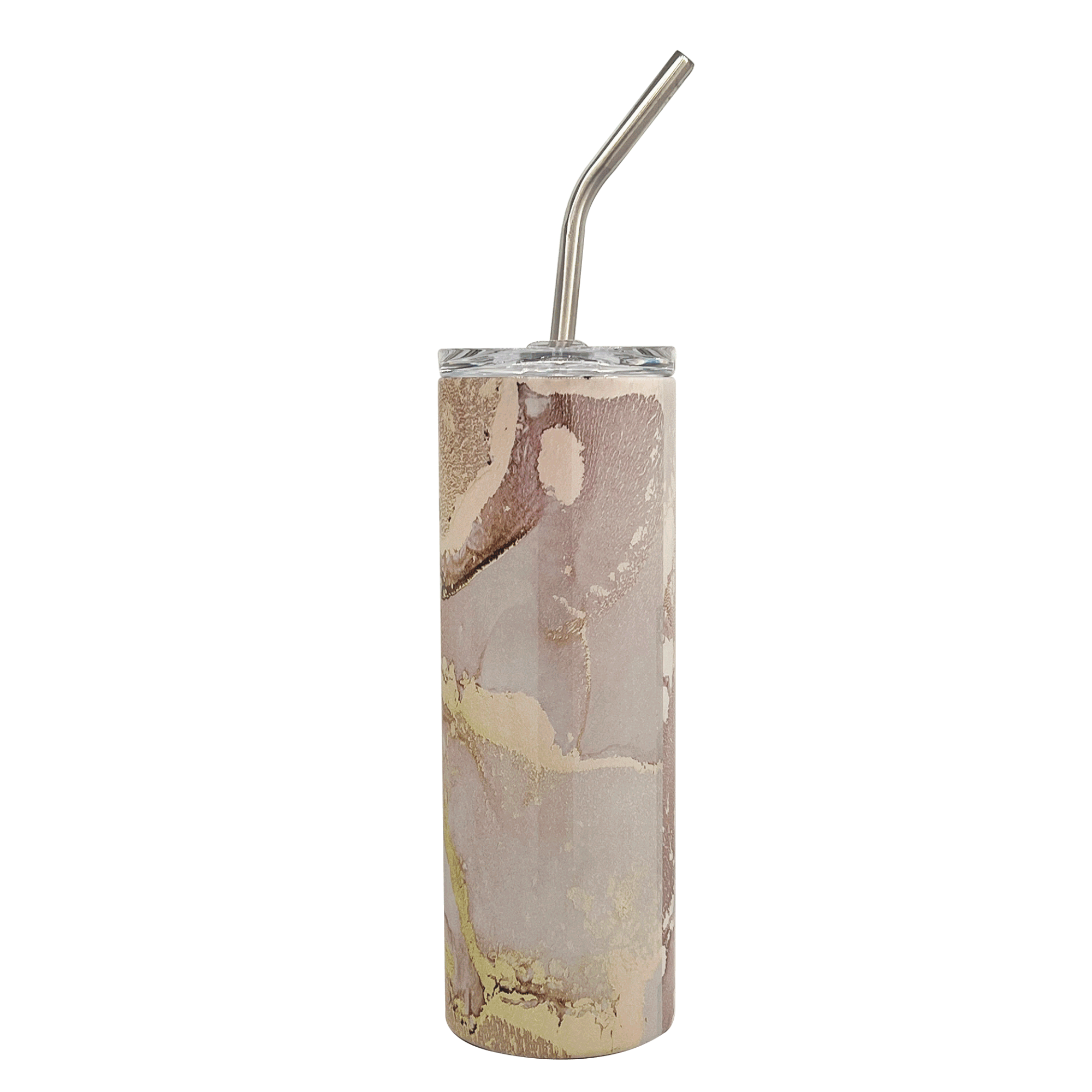 Golden Veins Skinny Tumbler 20oz