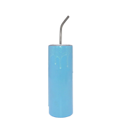 Pastel Glitter Drip Skinny Tumbler 20oz