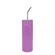 Pastel Glitter Drip Skinny Tumbler 20oz