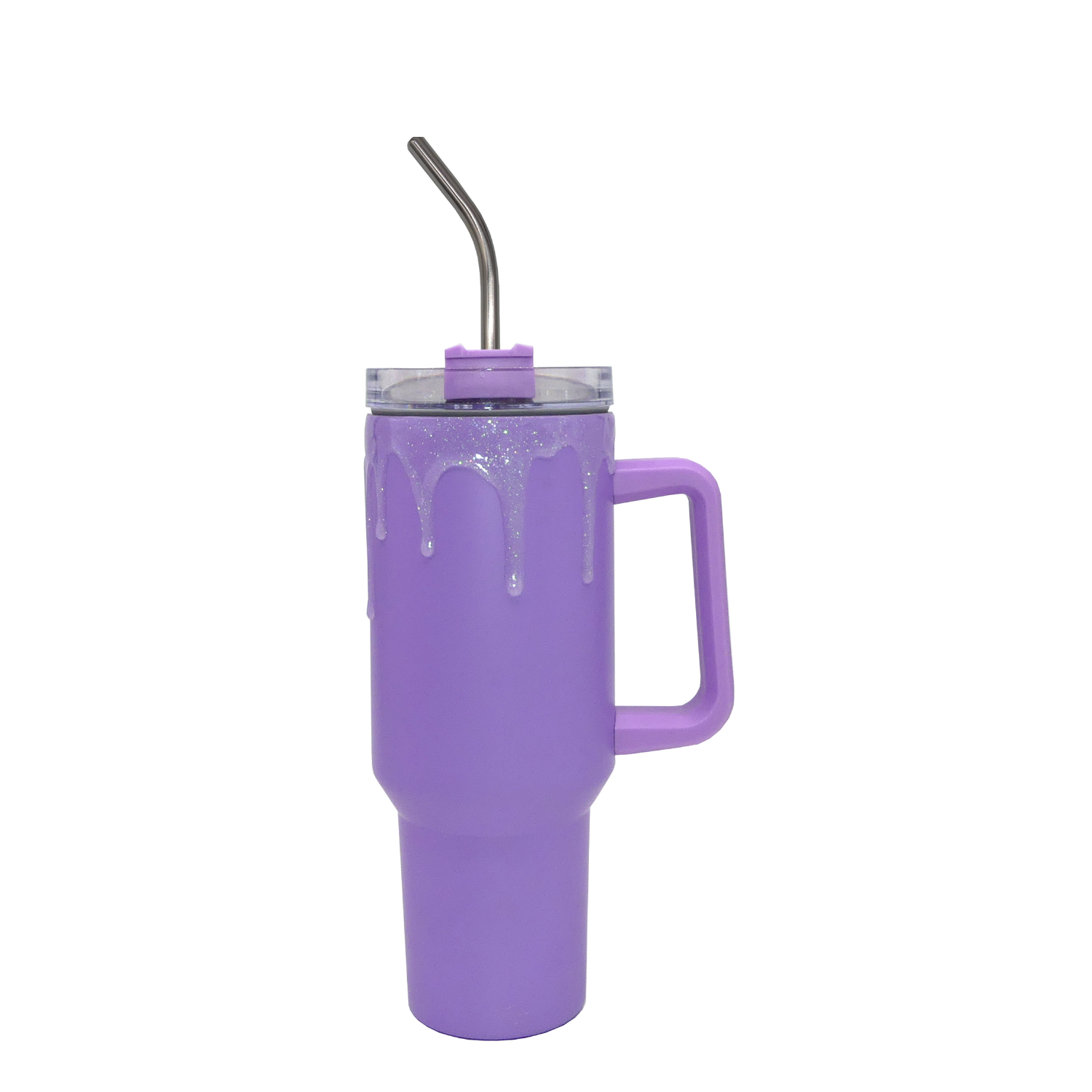 Pastel Glitter Drip Tumbler 40oz