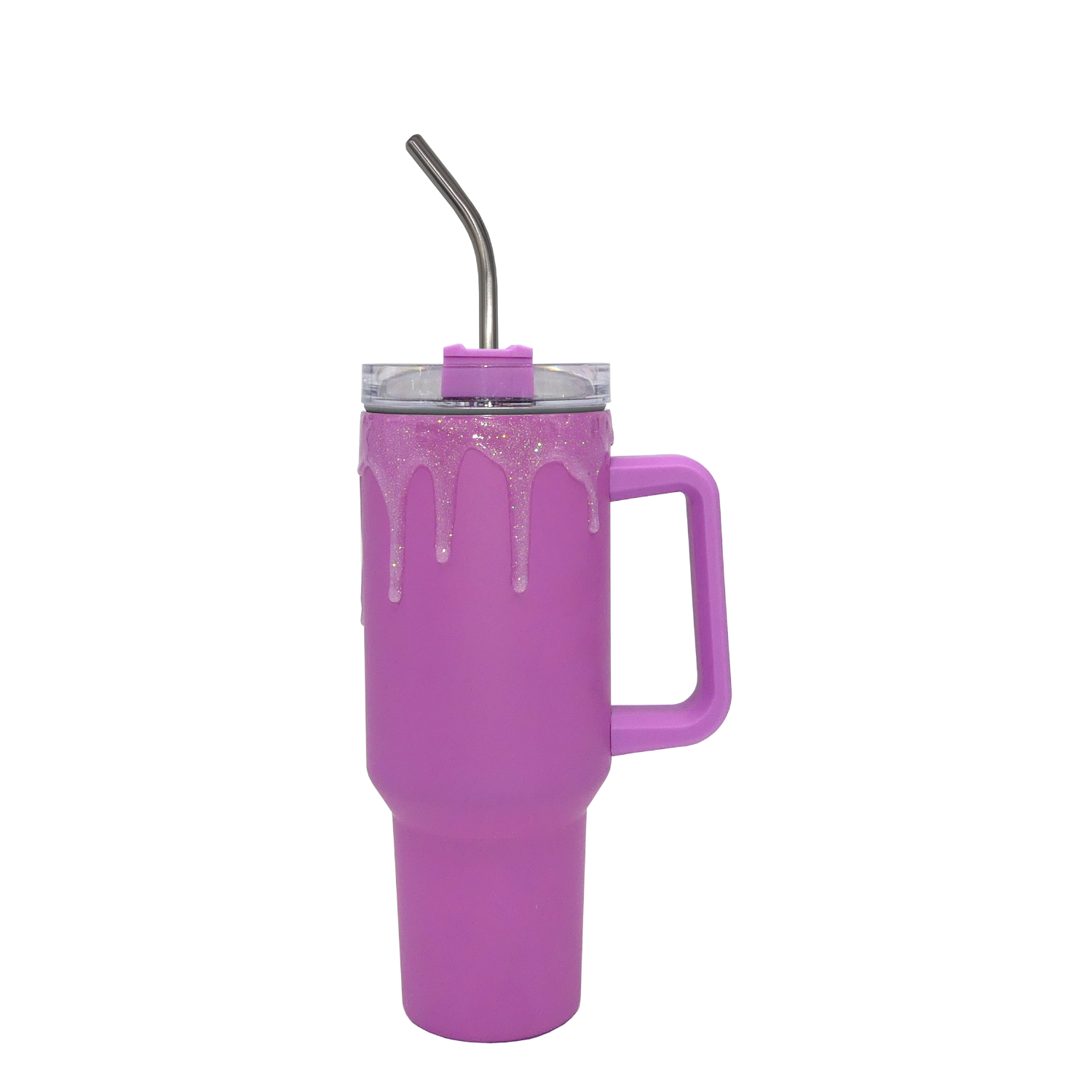 Pastel Glitter Drip Tumbler 40oz
