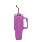 Pastel Glitter Drip Tumbler 40oz
