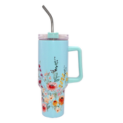 Flowers Tumbler 40oz
