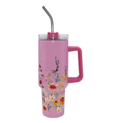 Flowers Tumbler 40oz
