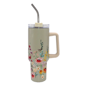 Flowers Tumbler 40oz