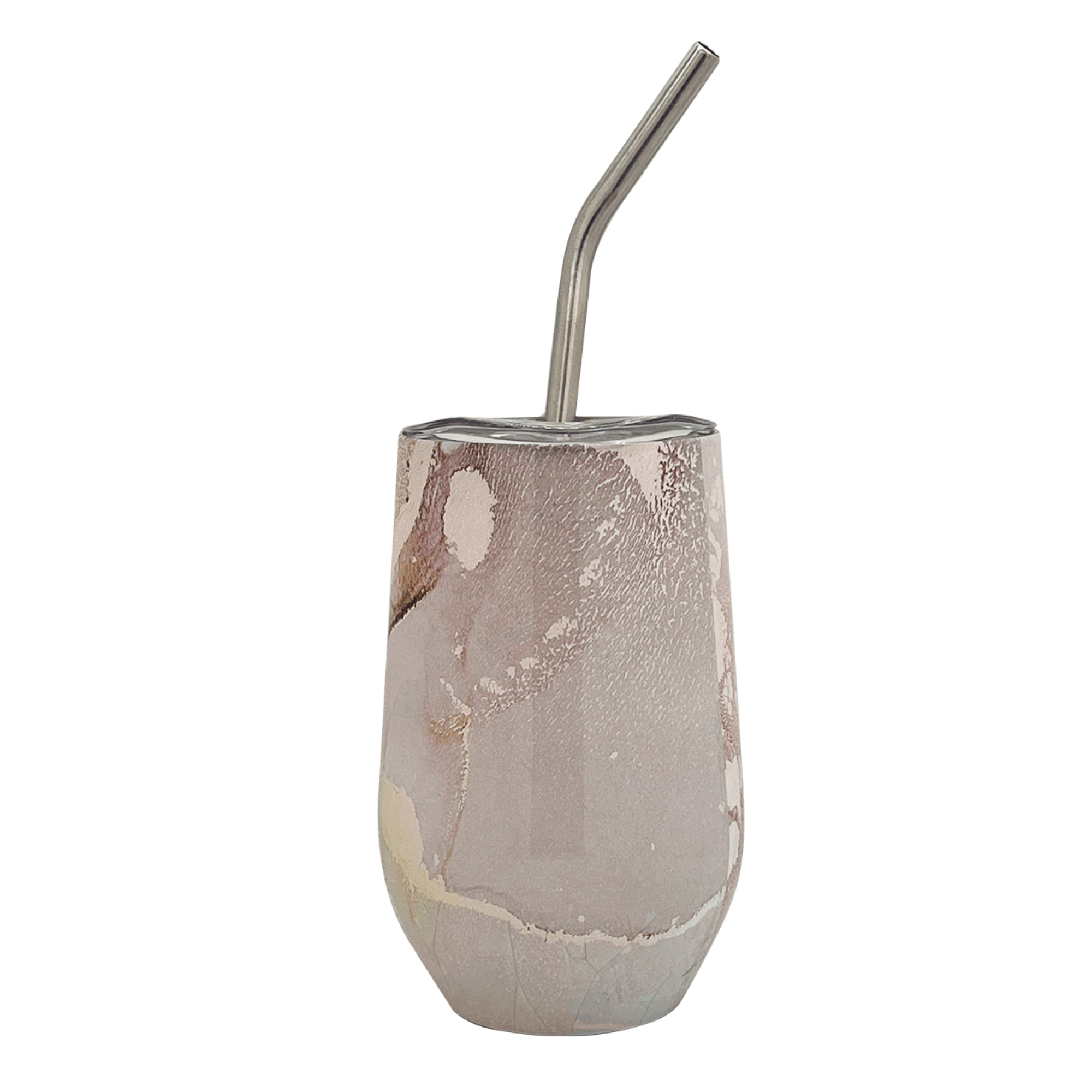 Gold Marble Wine Tumbler 16oz