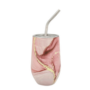 Gold Marble Wine Tumbler 16oz