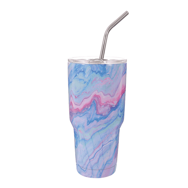 Marble Tumbler Cup 30oz