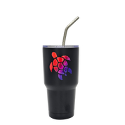 Neon Turtle Tumbler Cup 30oz