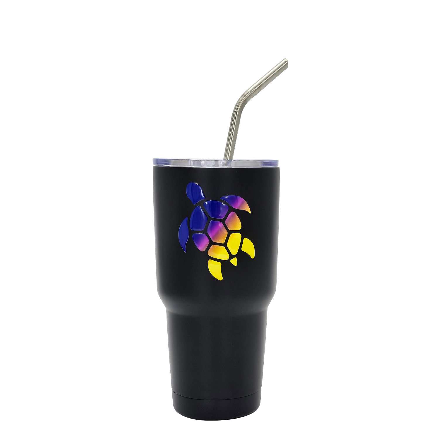 Neon Turtle Tumbler Cup 30oz