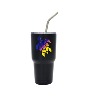 Neon Turtle Tumbler Cup 30oz