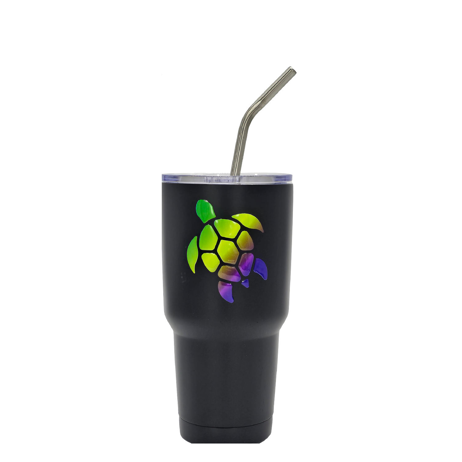 Neon Turtle Tumbler Cup 30oz