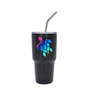 Neon Turtle Tumbler Cup 30oz
