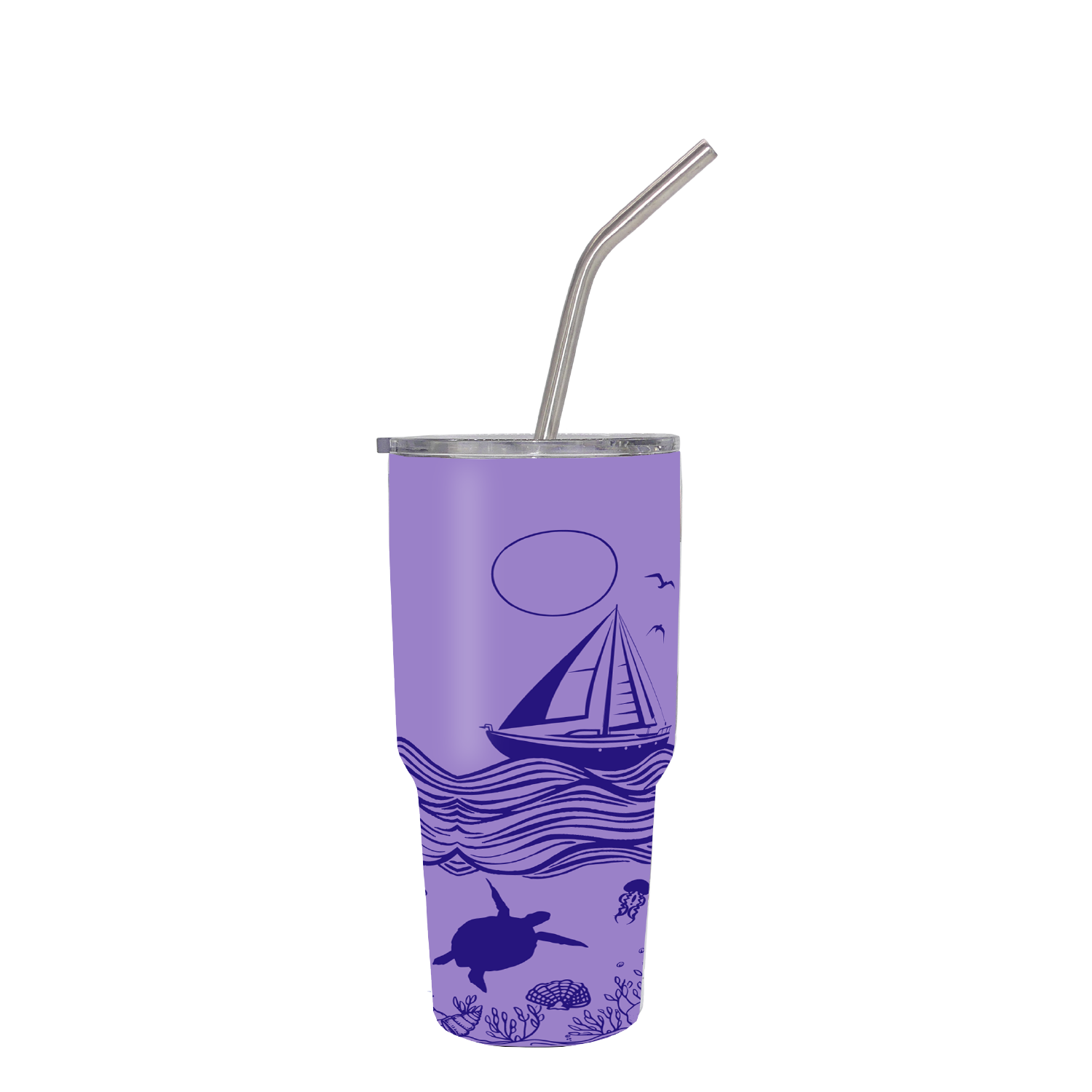 Sea Life Tumbler Cup 30oz