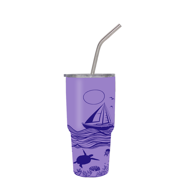 Sea Life Tumbler Cup 30oz