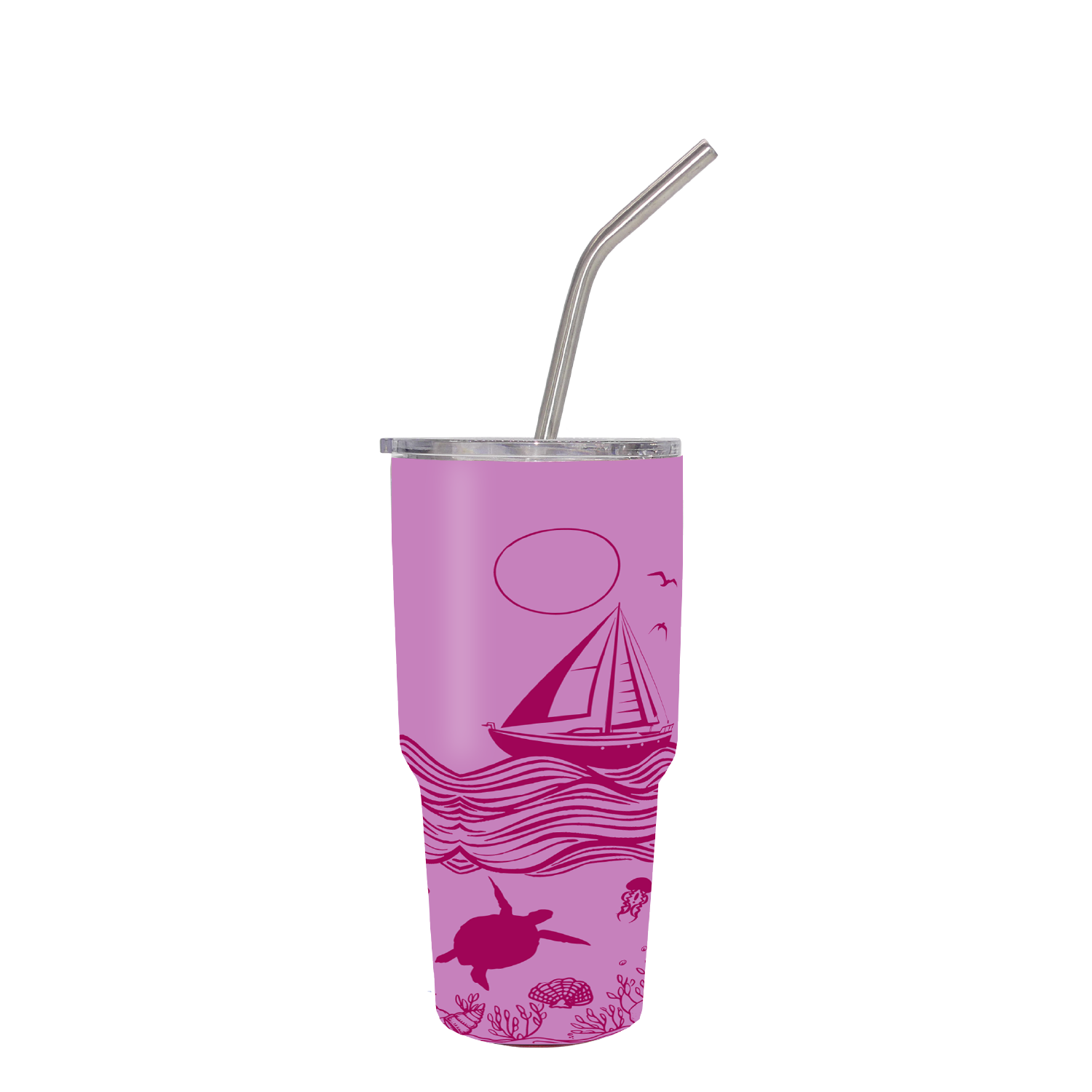 Sea Life Tumbler Cup 30oz