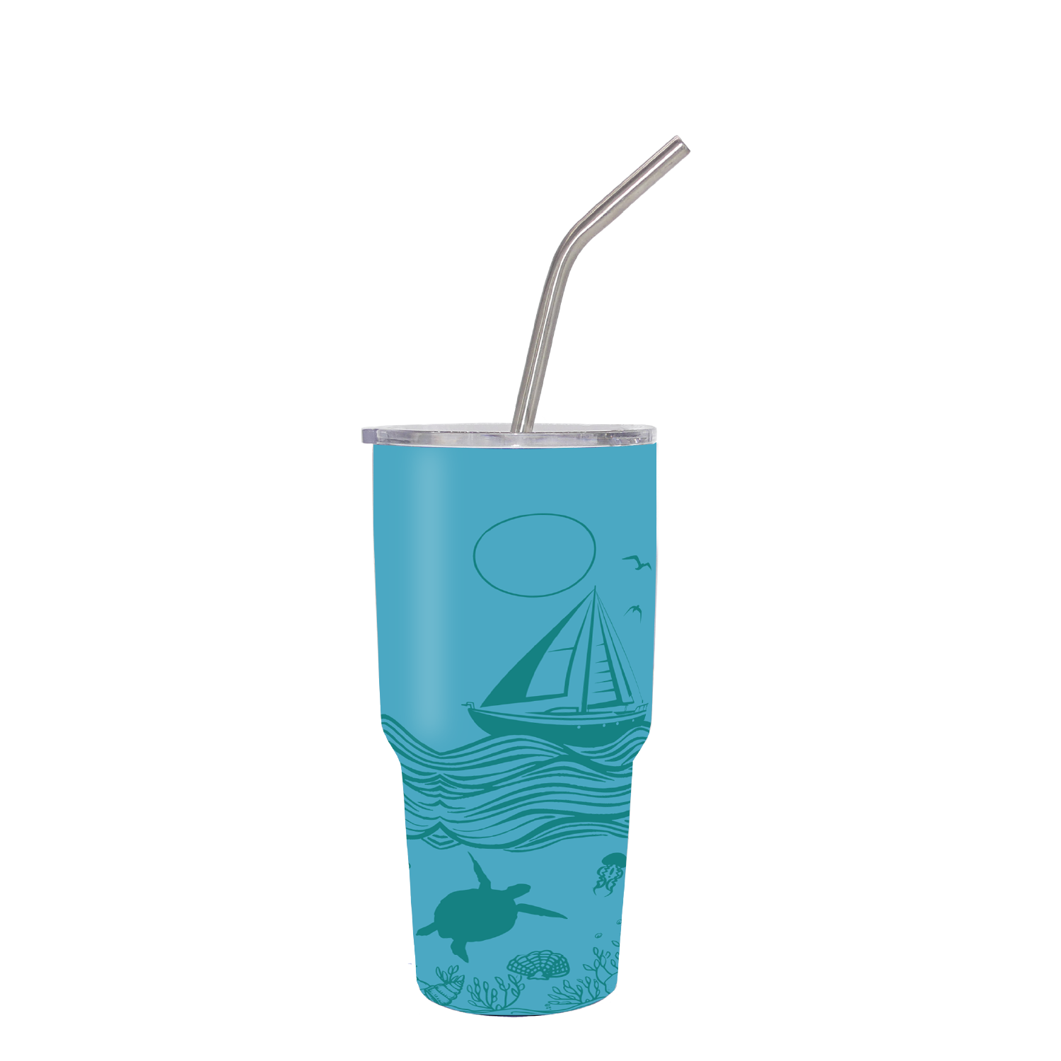 Sea Life Tumbler Cup 30oz