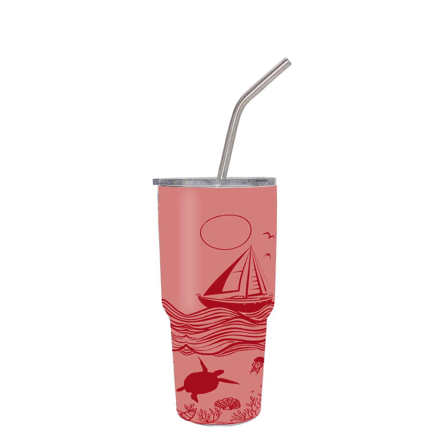 Sea Life Tumbler Cup 30oz