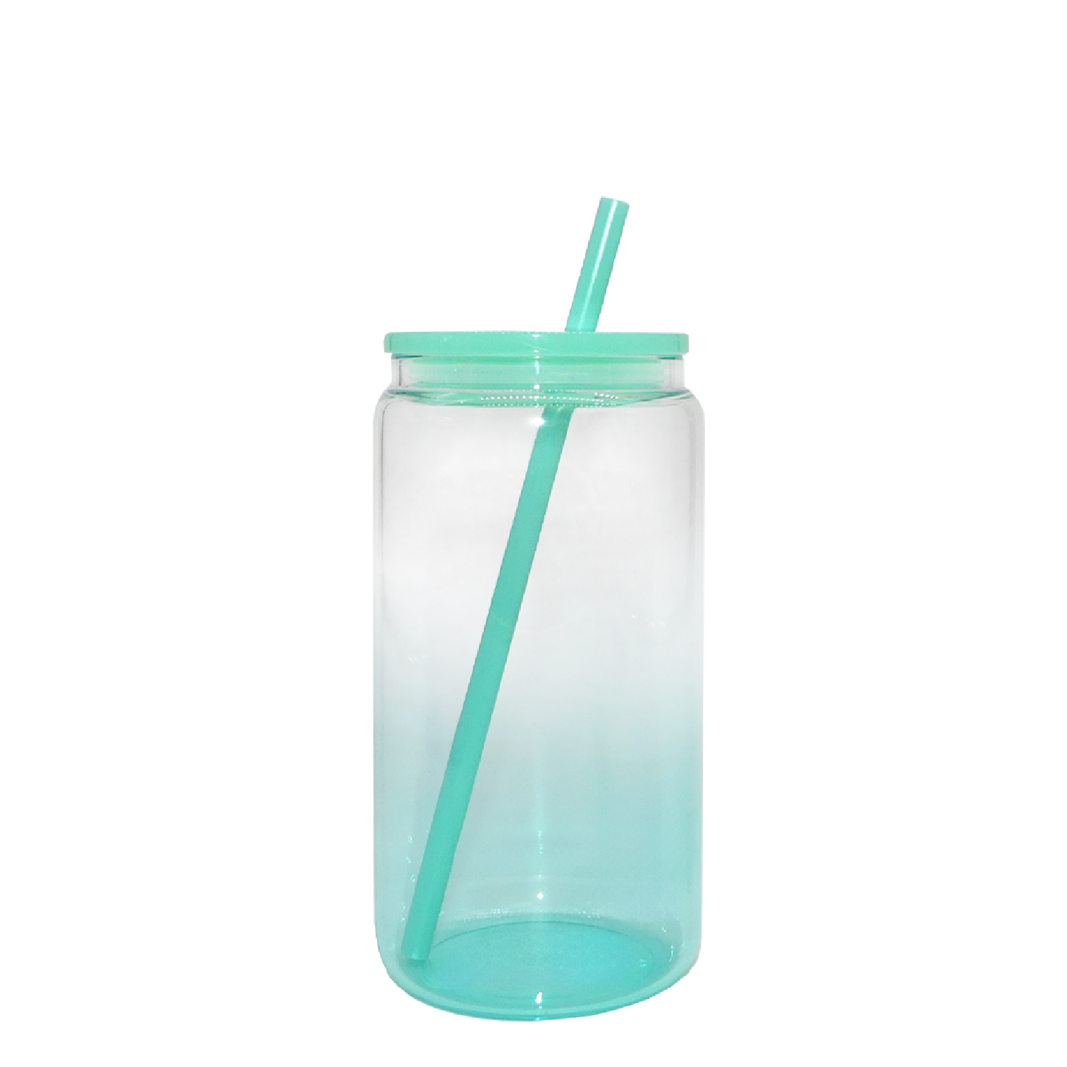 Clear Pastel Glass Tumbler 16oz